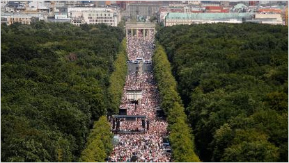 Berlin Corona Lockdown Demonstration